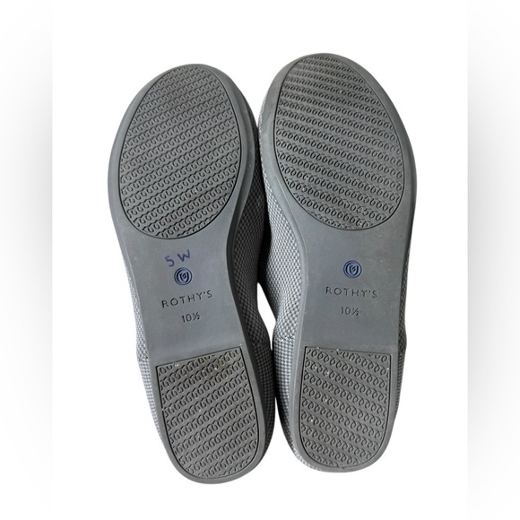 Rothy’s Pebble Gray Flats Size 10.5 - Picture 9 of 10